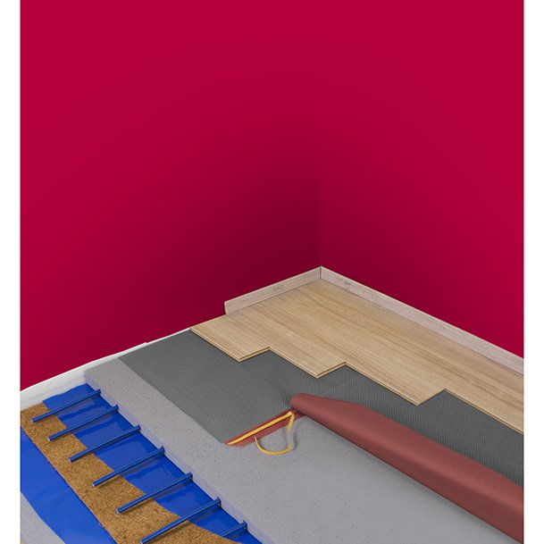 heat foil met vloerverwarming