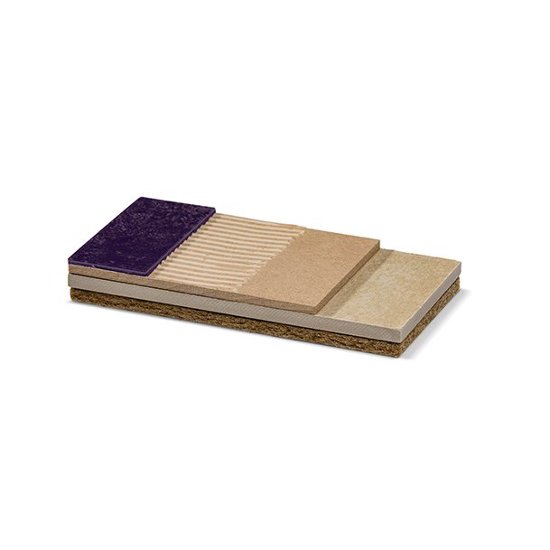 Ondervloersysteem, uitermate geschikt voor houten draagvloeren, voor o.a. vinyl, PVC stroken en linoleum. Met NSG certificering!