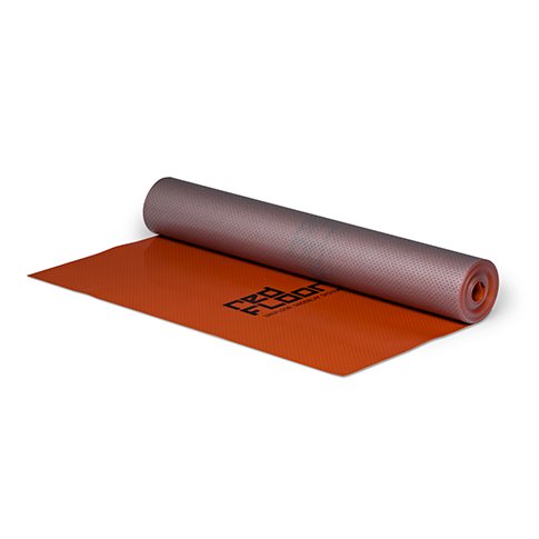RedFloor acoustic underlayment for LVT click (PVC) over floor heating / cooling