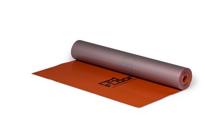 RedFloor acoustic underlayment for LVT click (PVC) over floor heating / cooling