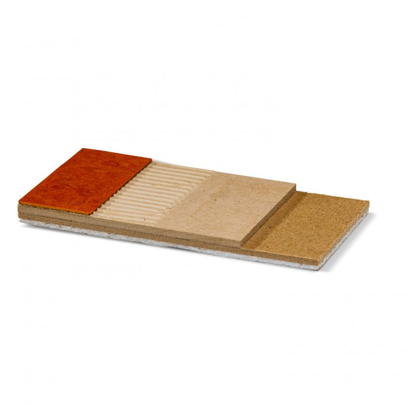 Unterboden mit perfekter Ausgleichsfähigkeit. Verklebung von Teppich, Designböden, CV und Linoleum. Beste Trittschalldämmung von 25 dB.