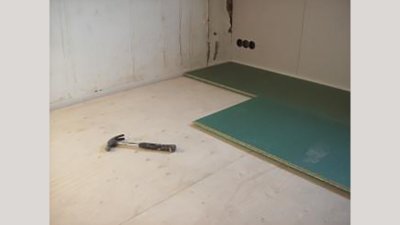 Redu-Panel op houten draagvloer
