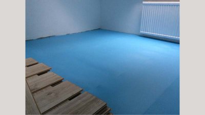 Contactgeluidreductie met Bluefloor